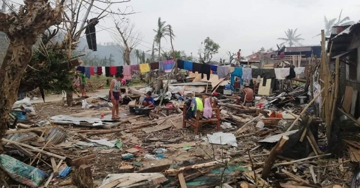 Aftermath of Typhoon "Rolly" in Catanduanes  in November 2020. (PNA file photo)