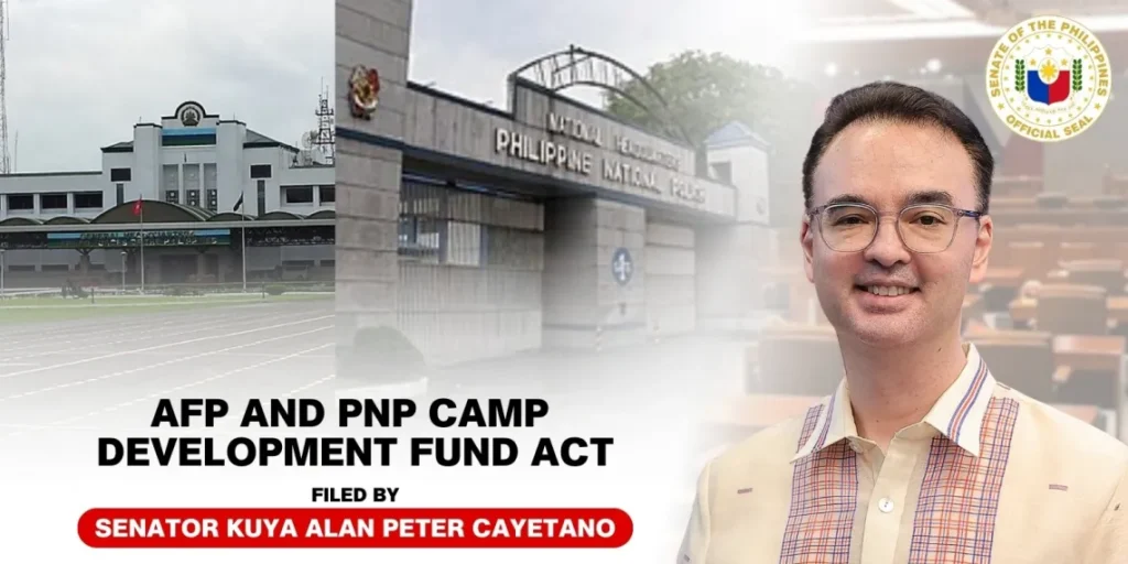 Sen Alan pushes boost to AFP and PNP through camp development fund