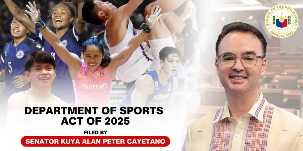 Kuya Alan pushes sports reform through creation of national department for athletes