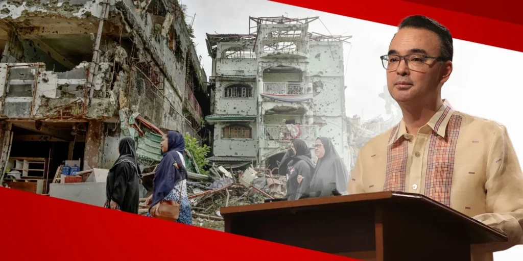 Sen. Alan pushes to bridge Marawi compensation funding gap, calls for just valuation