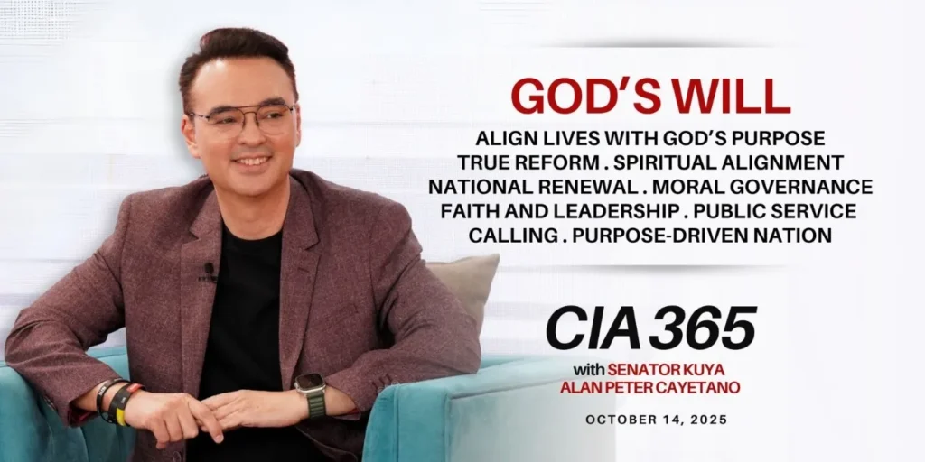 Kuya Alan urges public to align their lives and the nation with God’s will