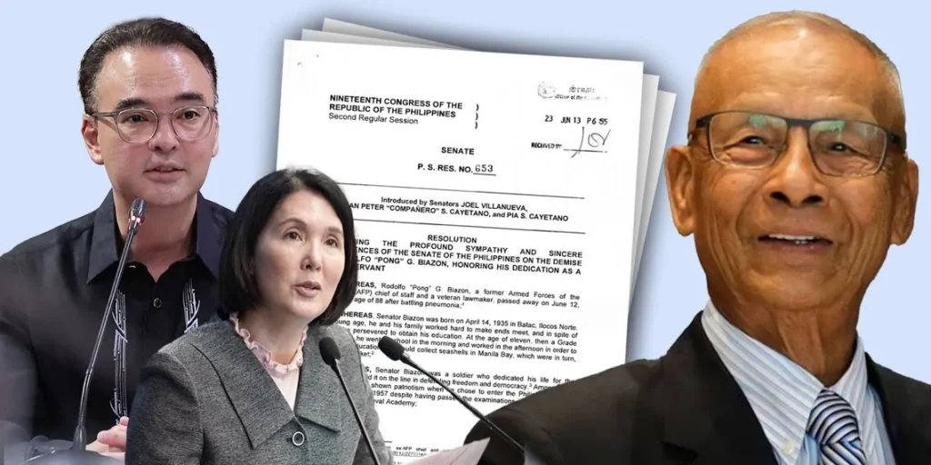 Sen Alan hails late Senator Biazon’s patriotism and life of service