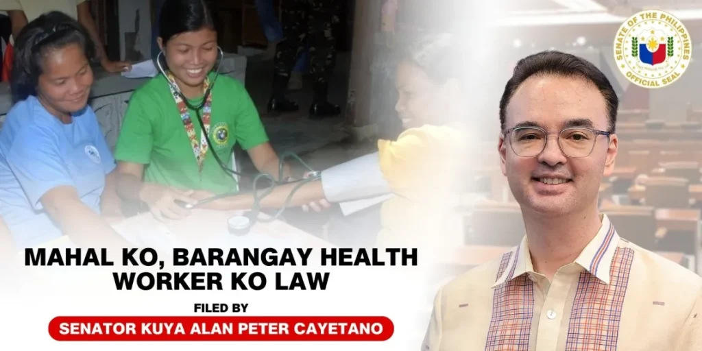 Senator Alan renews push to employ and compensate Barangay Health Workers