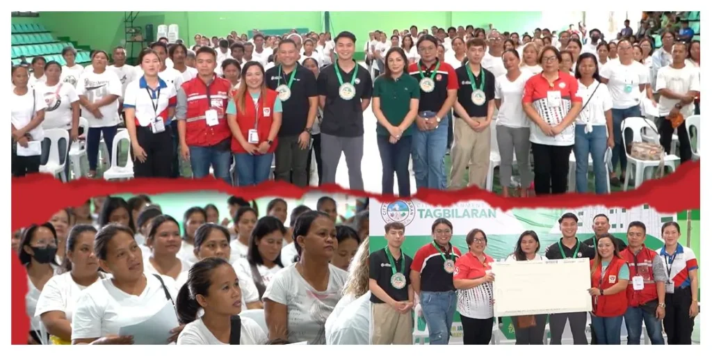Thousands of Boholanos receive livelihood programs from Senators Alan and Pia