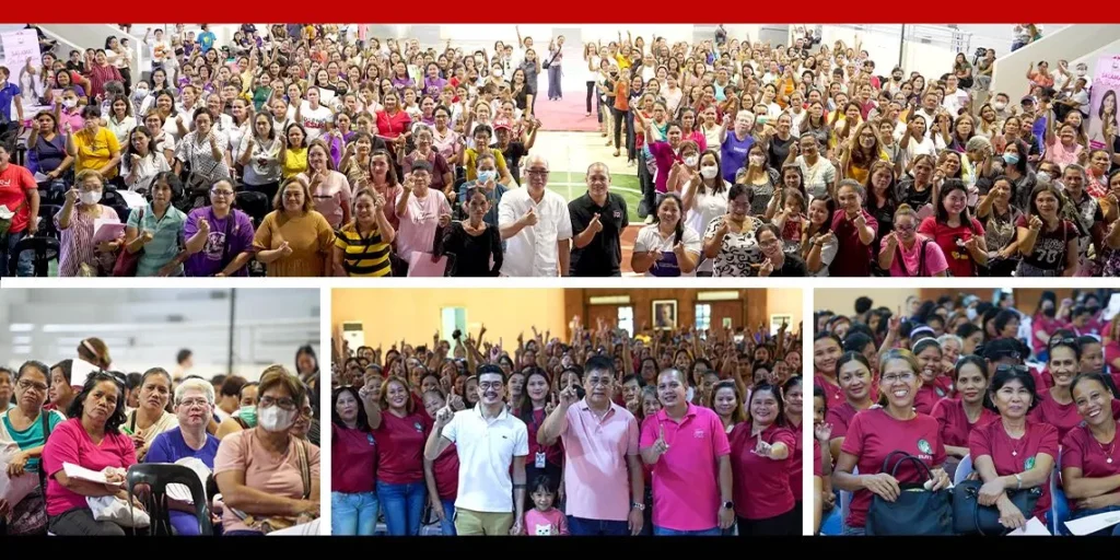 Kuya Alan and Ate Pia provide support to BHWs, BNSs, and Women’s Sector in Bacolod and Silay