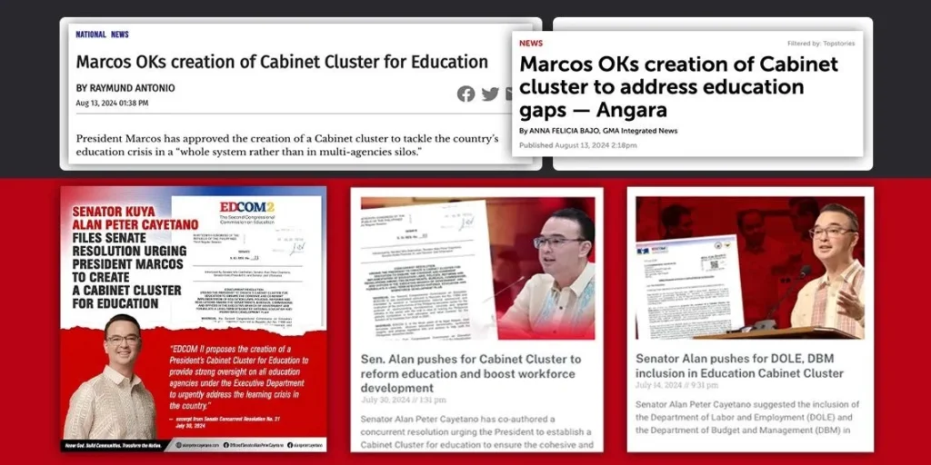 DepEd lauded for entrepreneurial training programs for students and teachers | Alan Peter Cayetano