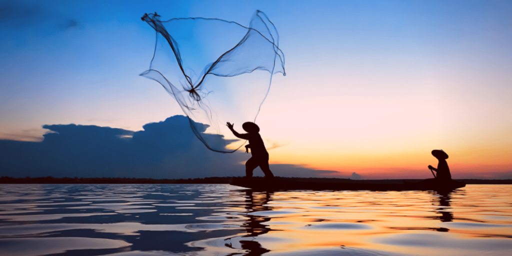 A fisherman sails into renewed hope