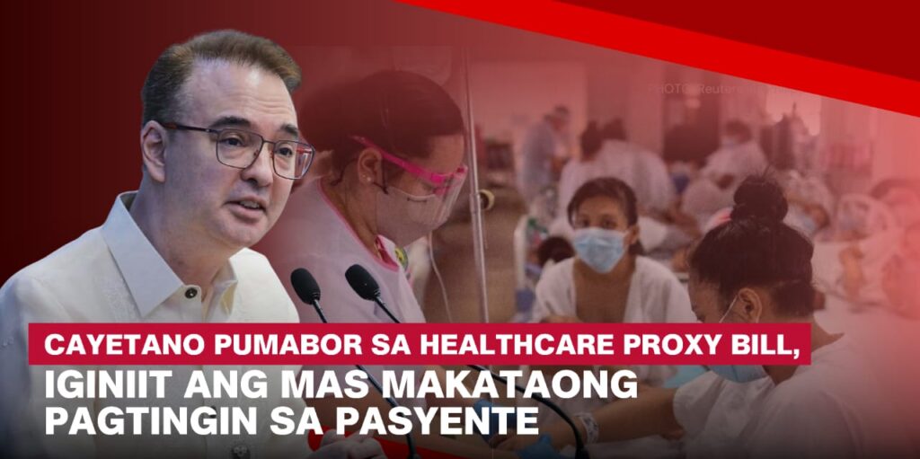 Cayetano backs healthcare proxy bill, cites need for compassionate and realistic patient care