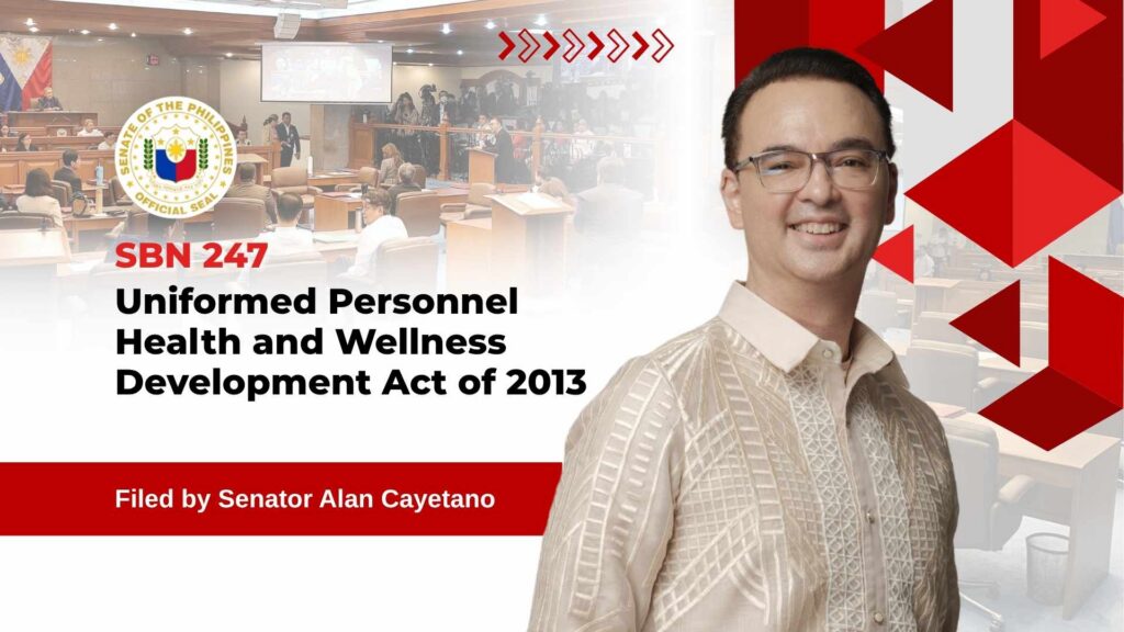 SBN 247 - Uniformed Personnel Health and Wellness Development Act of 2013