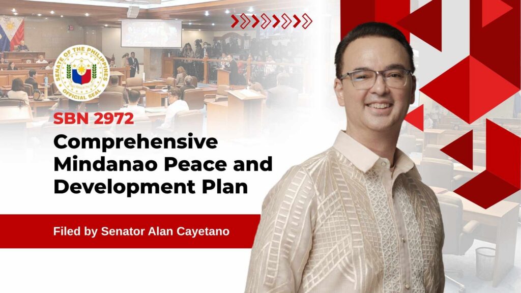SBN 2972 - Comprehensive Mindanao Peace and Development Plan
