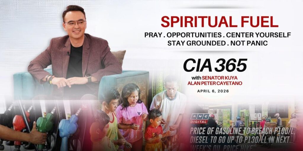 Cayetano pushes ‘spiritual fuel’ to fight burnout, economic stress