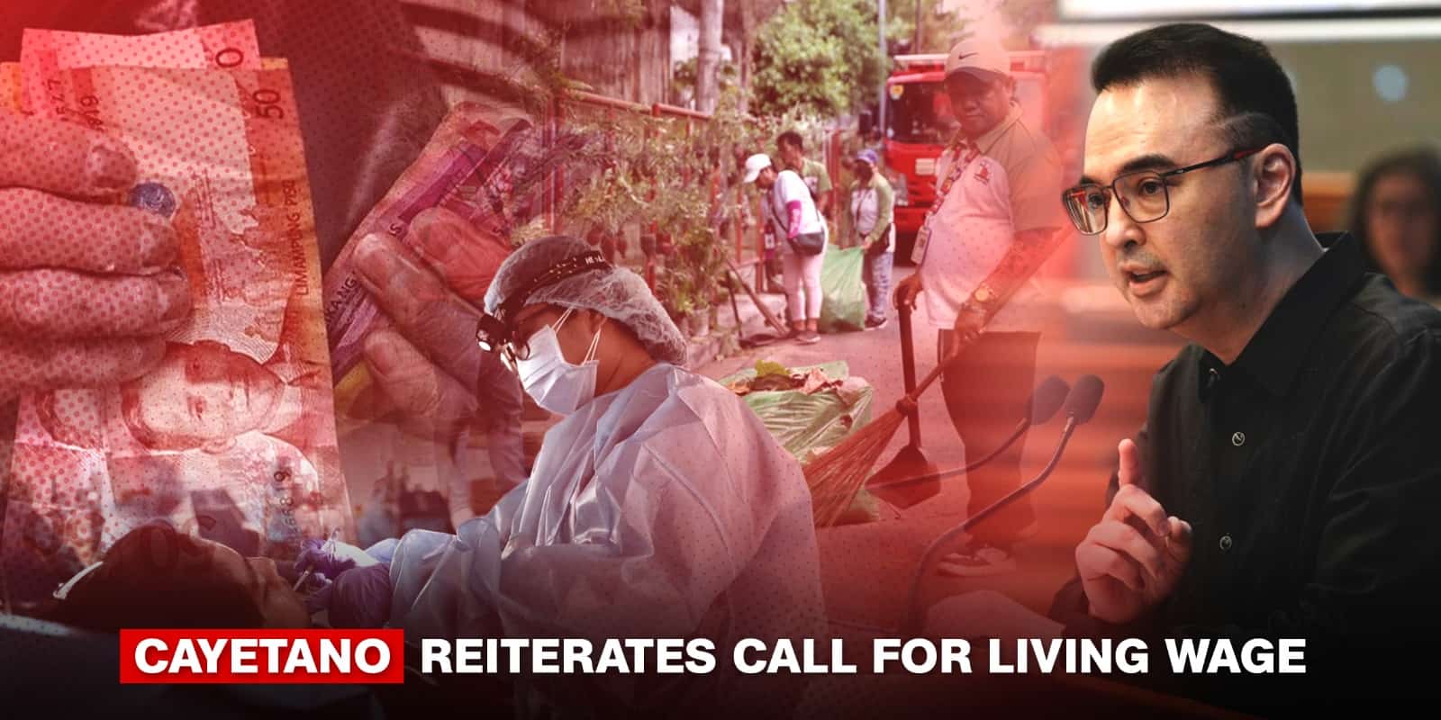 Cayetano reiterates call for living wage