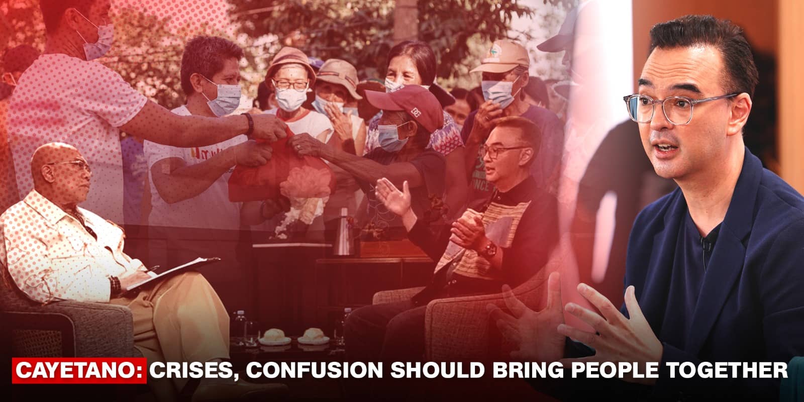 Cayetano: Crises, confusion should bring people together