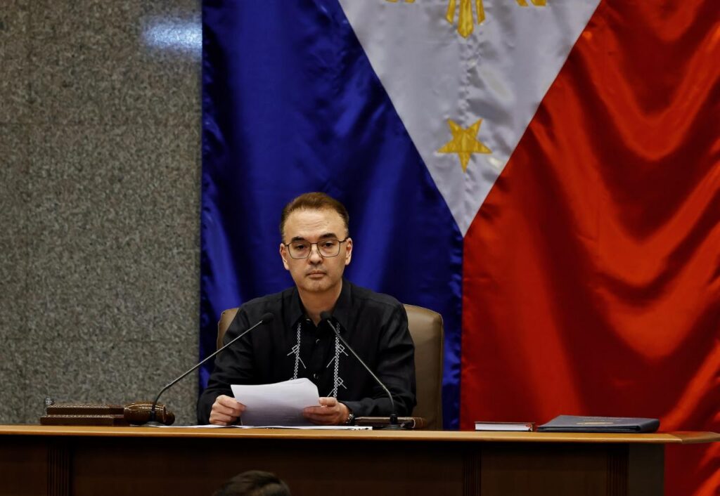 Senate President Alan Peter Cayetano sets impeachment timeline
