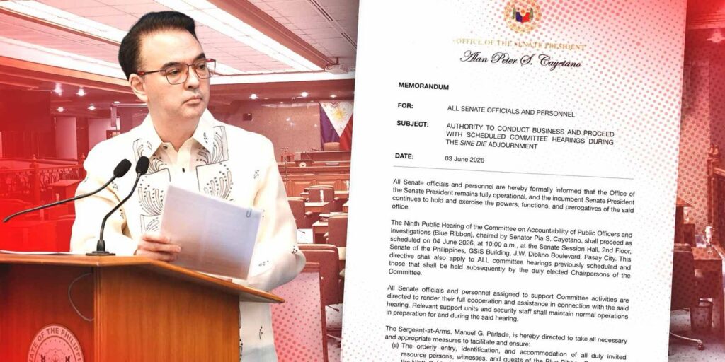 Cayetano to Senate officials: Keep premises open for hearing on flood control scam