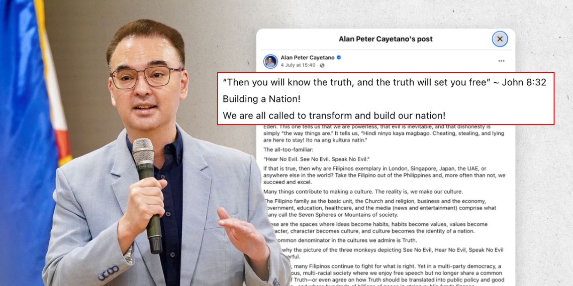 Statement of Senate Minority Leader Alan Peter S. Cayetano | July 4