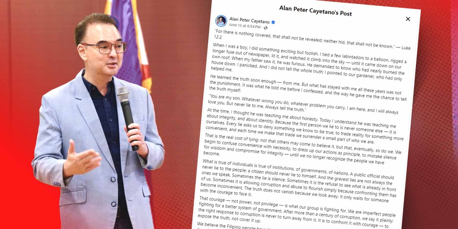 Statement of Senate President Alan Peter S. Cayetano | June 13