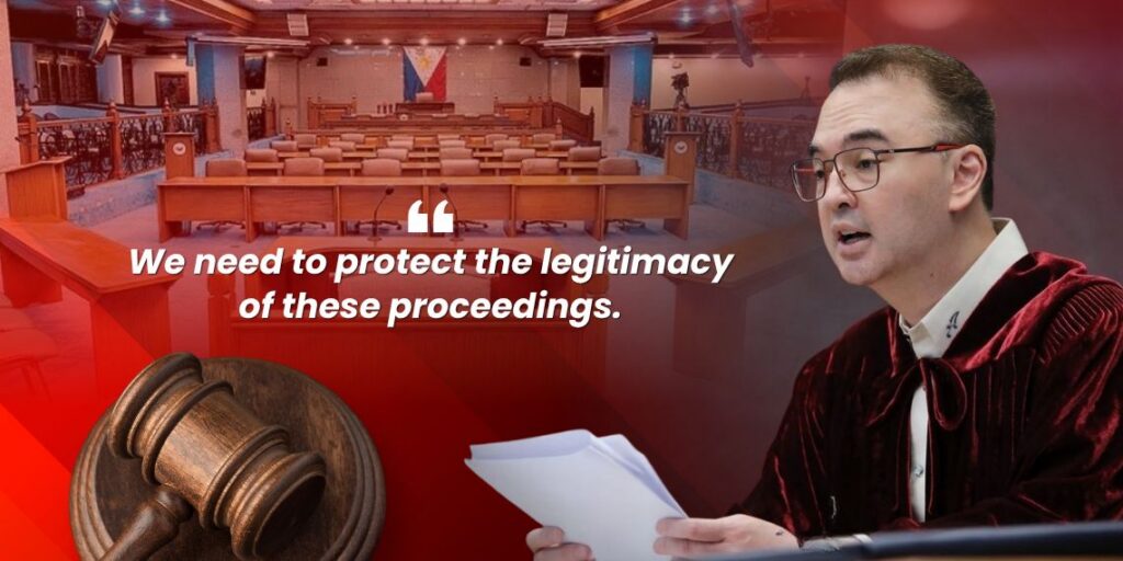 Cayetano: Constitution requires Senate President to preside over VP impeachment trial