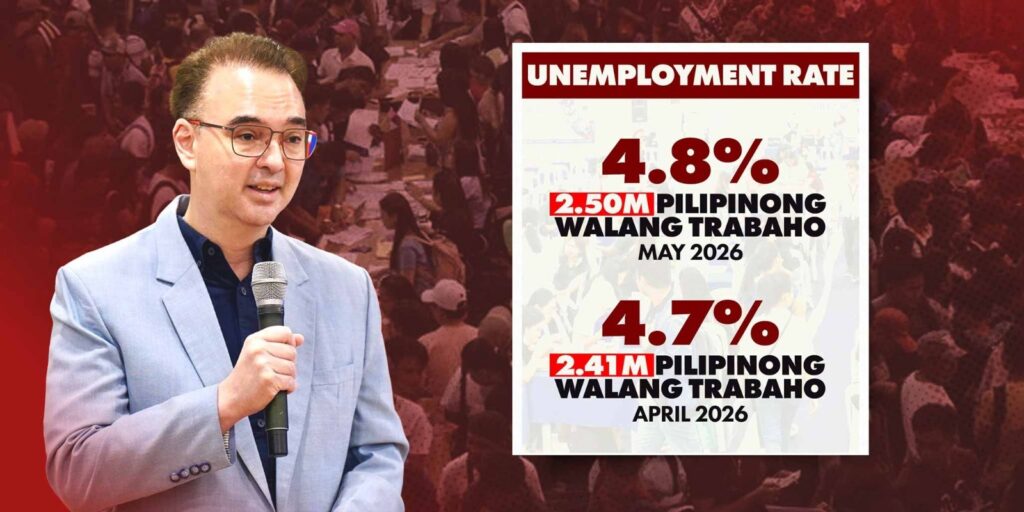 Cayetano reiterates push for Labor Commission as jobless Filipinos reach 2.5 million