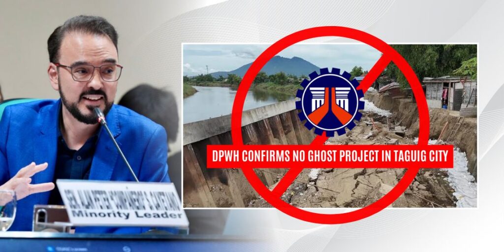 DPWH confirms no ghost project in Taguig City
